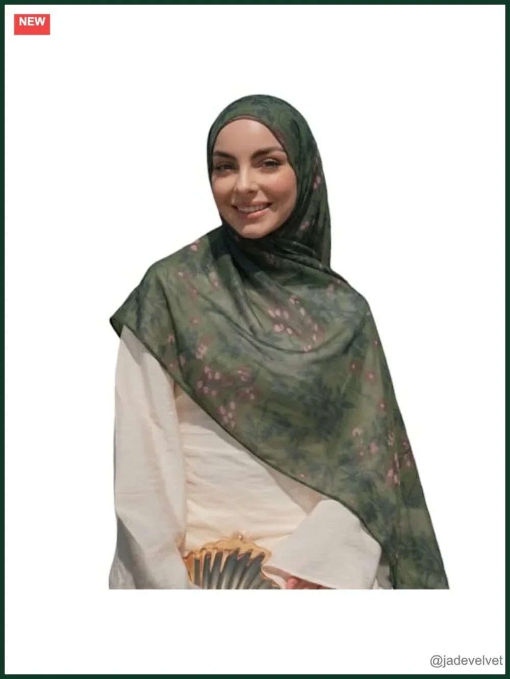Lightweight Floral Polyester Voile Scarf Shawl Wrap for Women